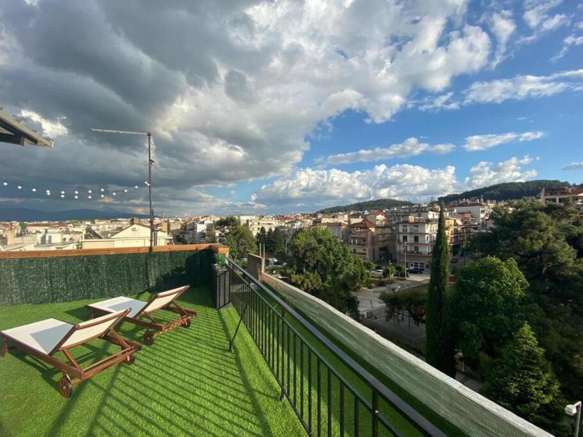 Rooftop Apartment With Garden In Ioánnina Exteriör bild